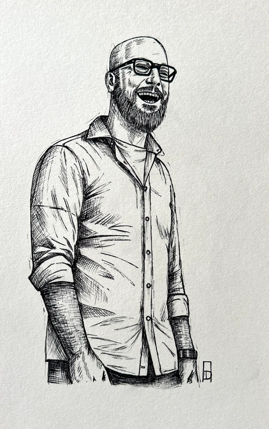 Markus Amann, handgezeichnet